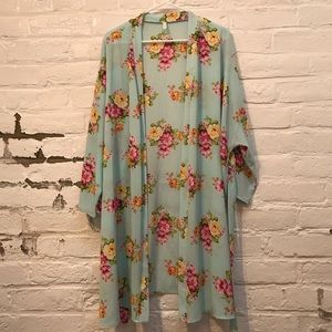 Pinkblush Floral robe